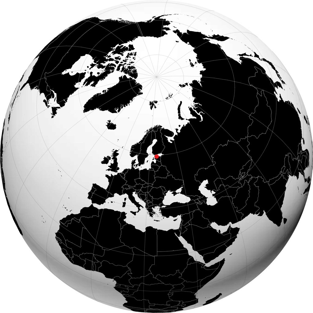 Tallinn sul globo