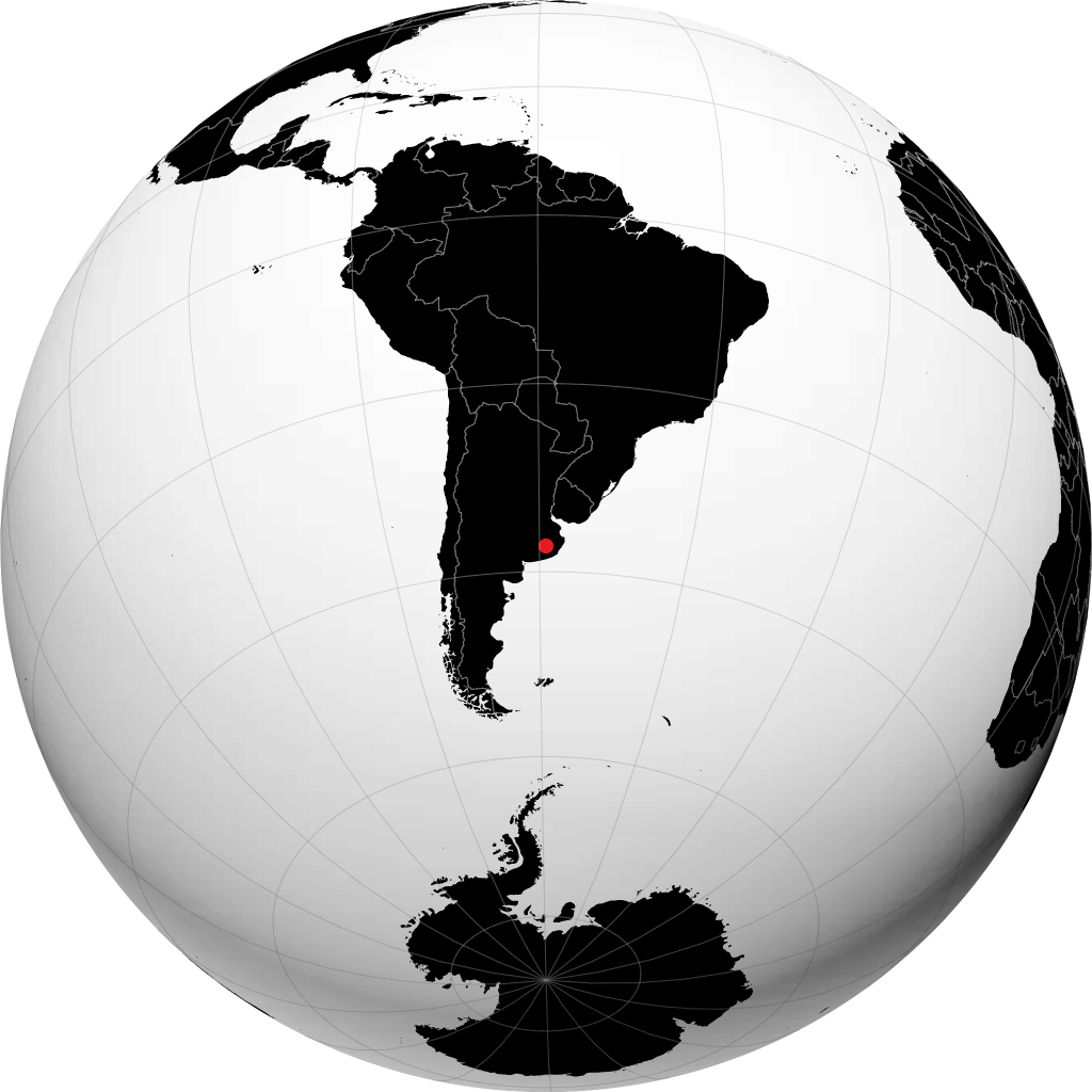 Tandil sul globo