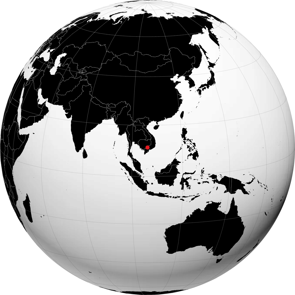 Tay Ninh sul globo
