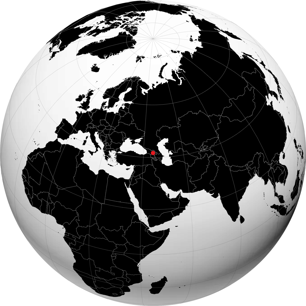 Tbilisi sul globo