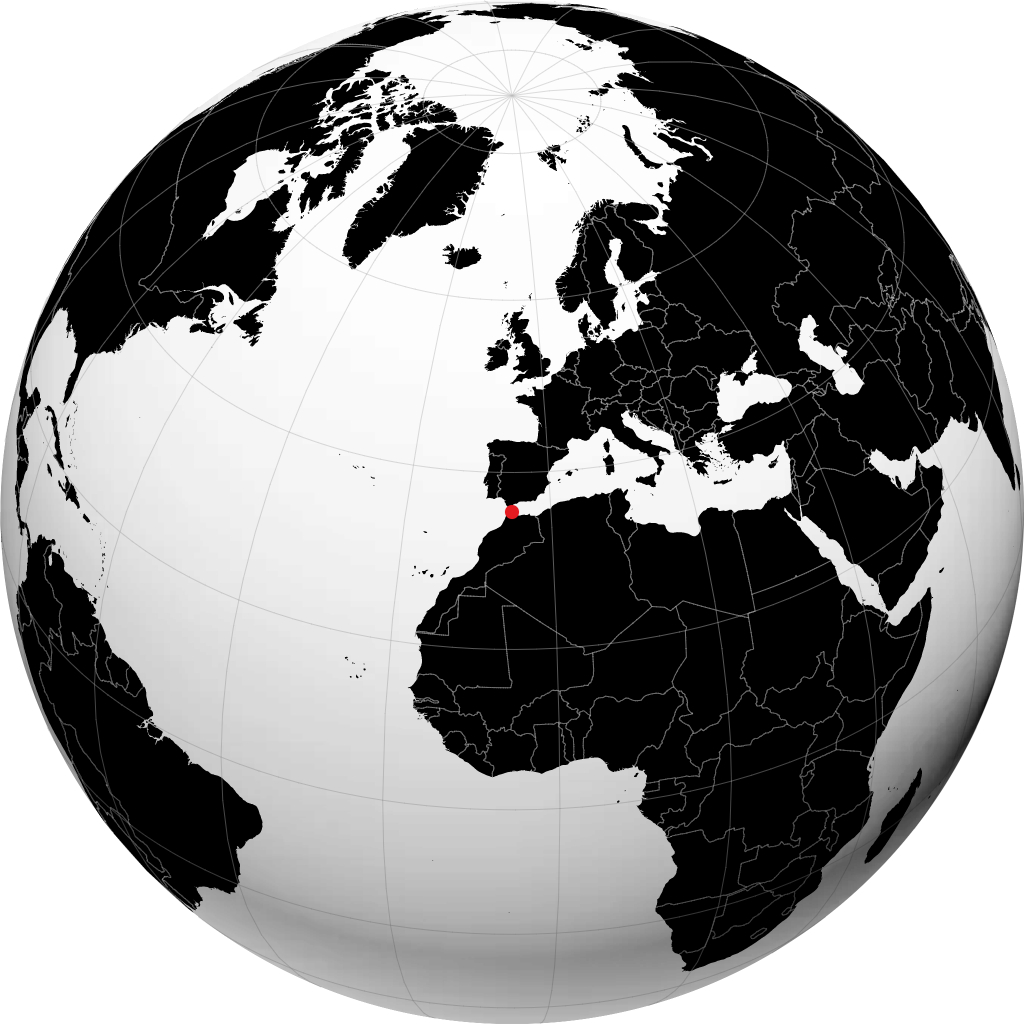 Tetouan sul globo