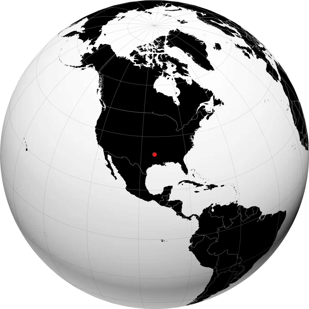 Texarkana sul globo
