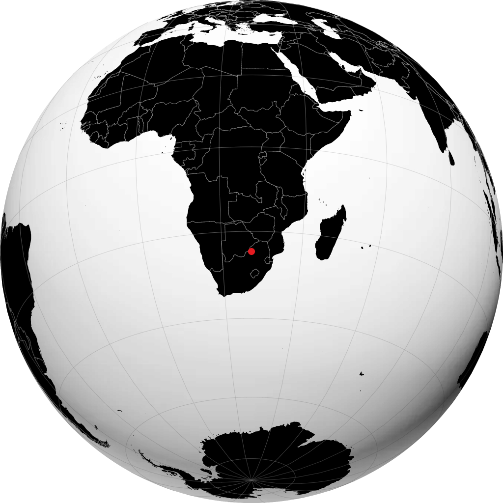 Thabazimbi sul globo