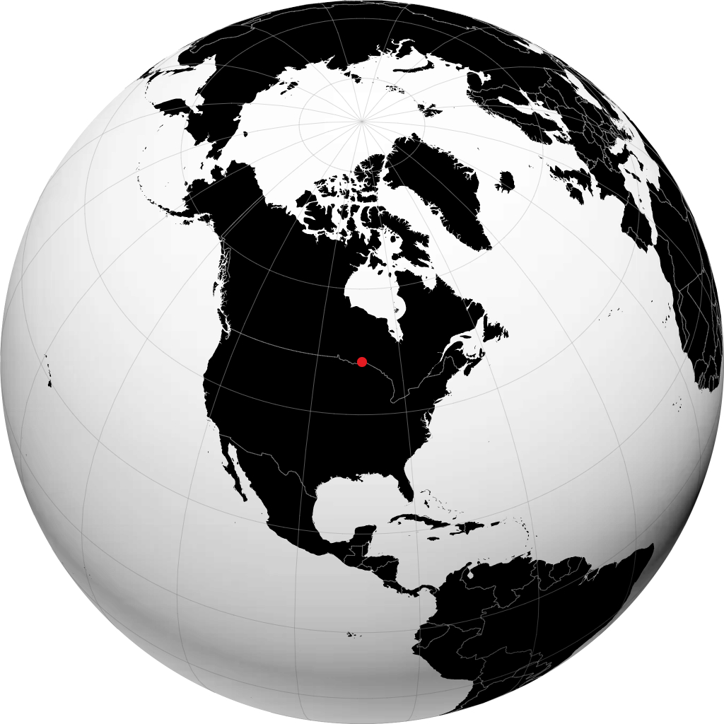 Thunder Bay sul globo