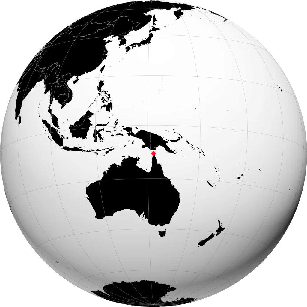 Thursday Island sul globo