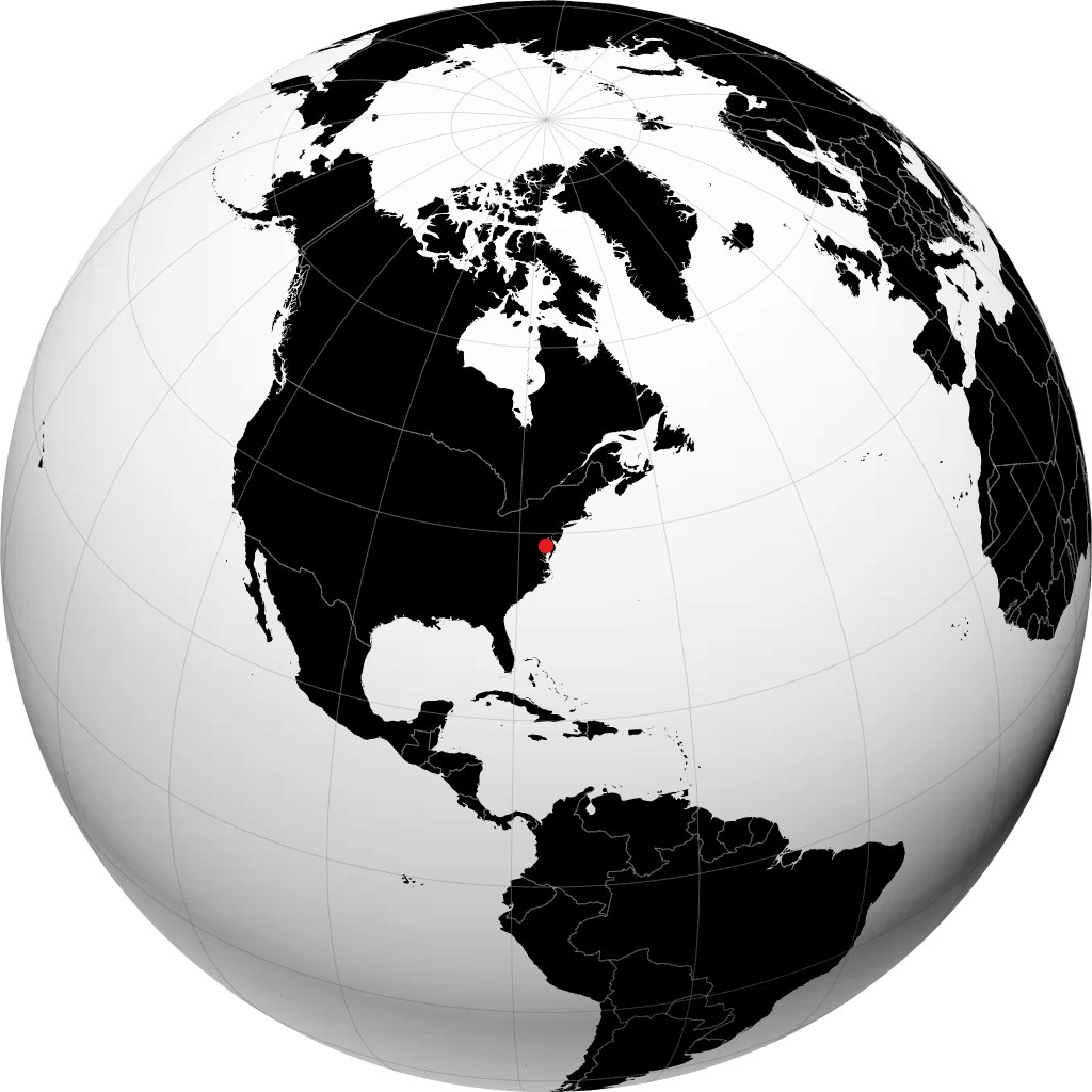 Tilghman Island sul globo