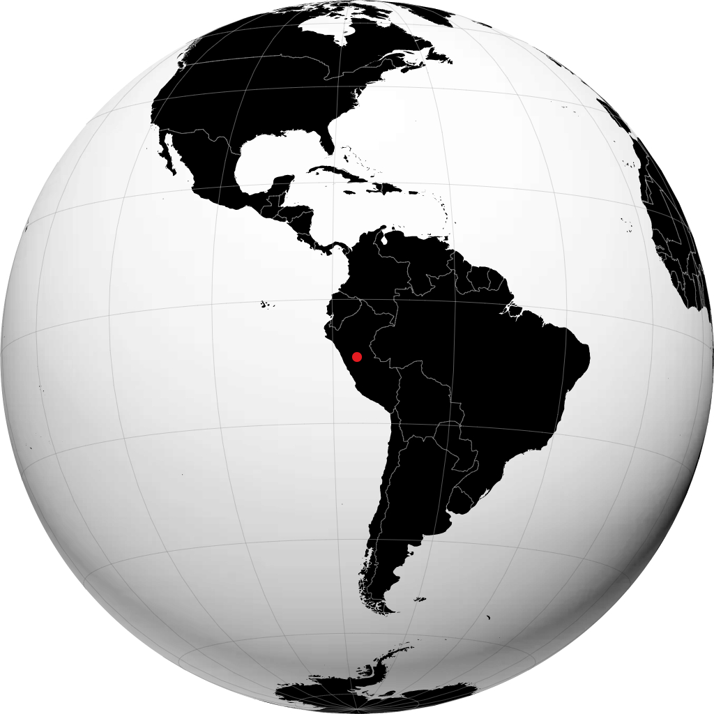 Tingo María sul globo