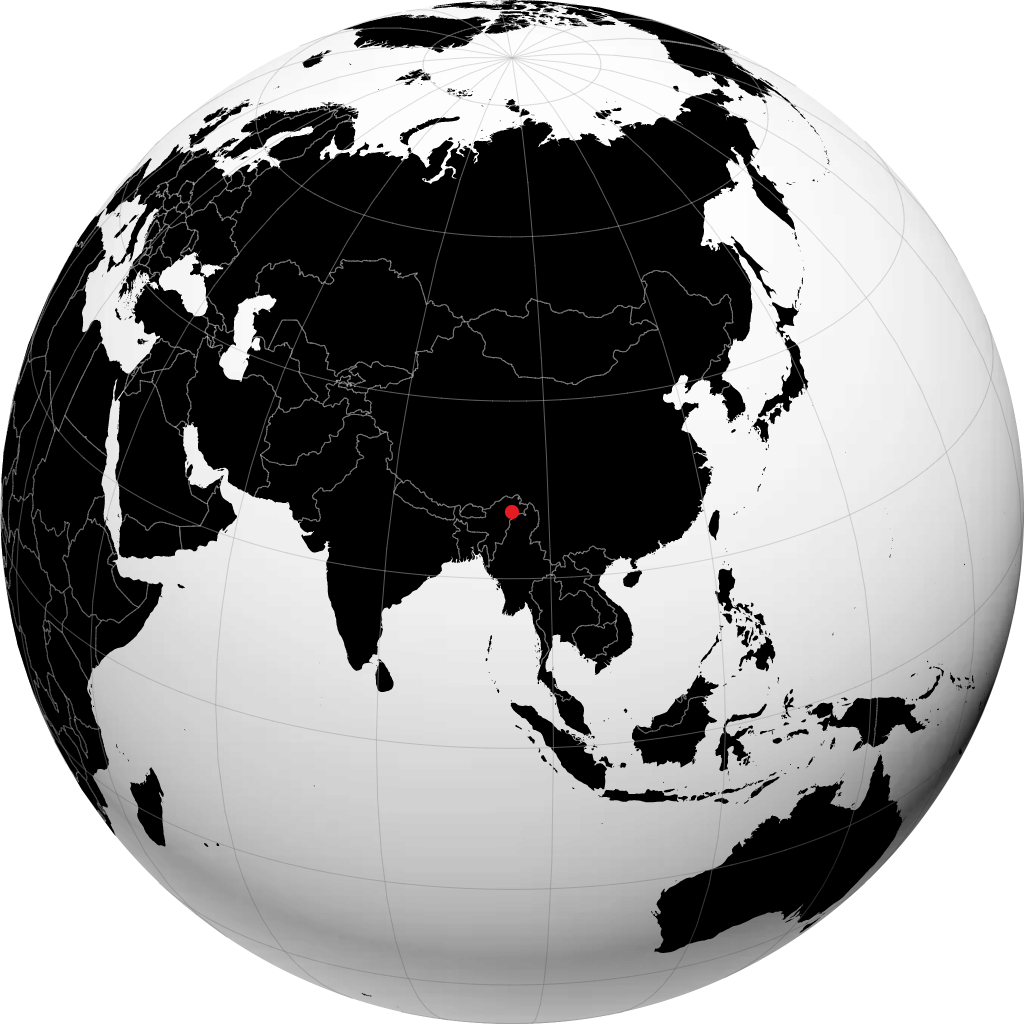 Tinsukia sul globo