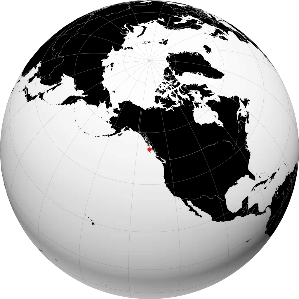 Tlell sul globo