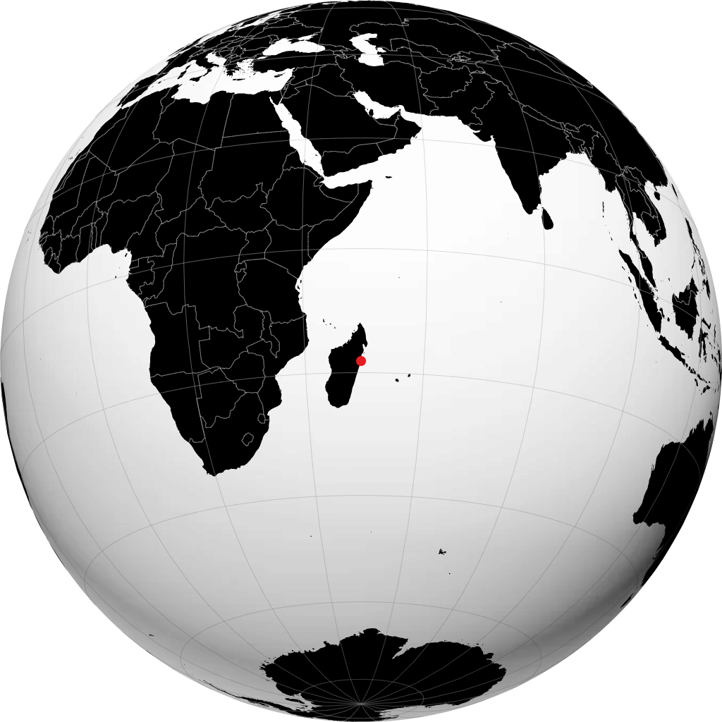 Toamasina sul globo