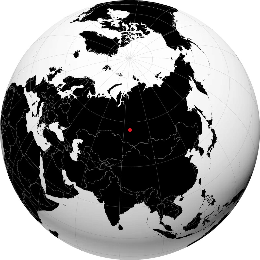 Tomsk sul globo