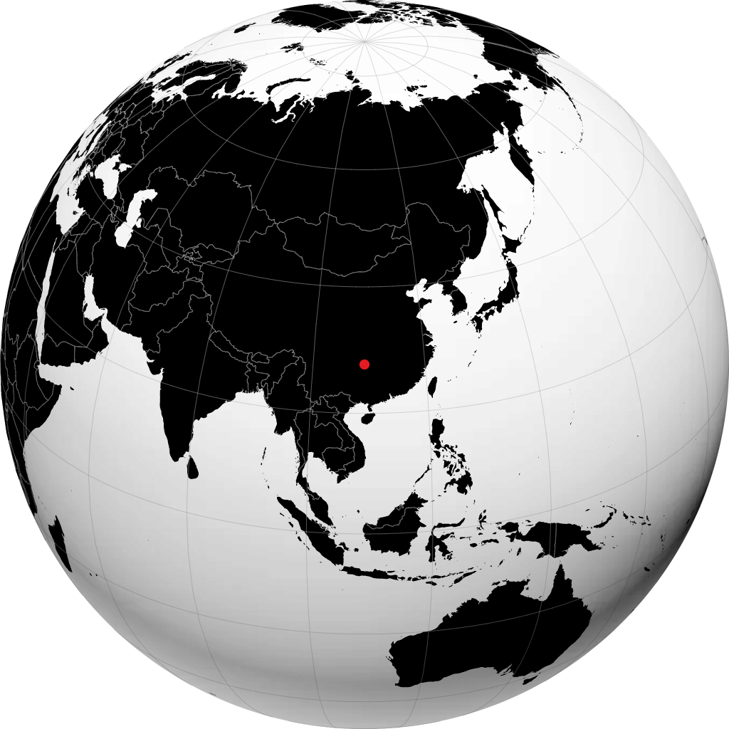 Tongren sul globo