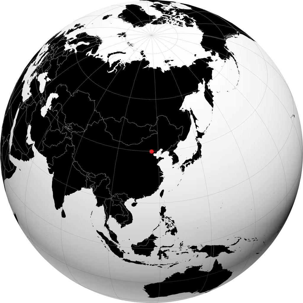 Tongzhou sul globo