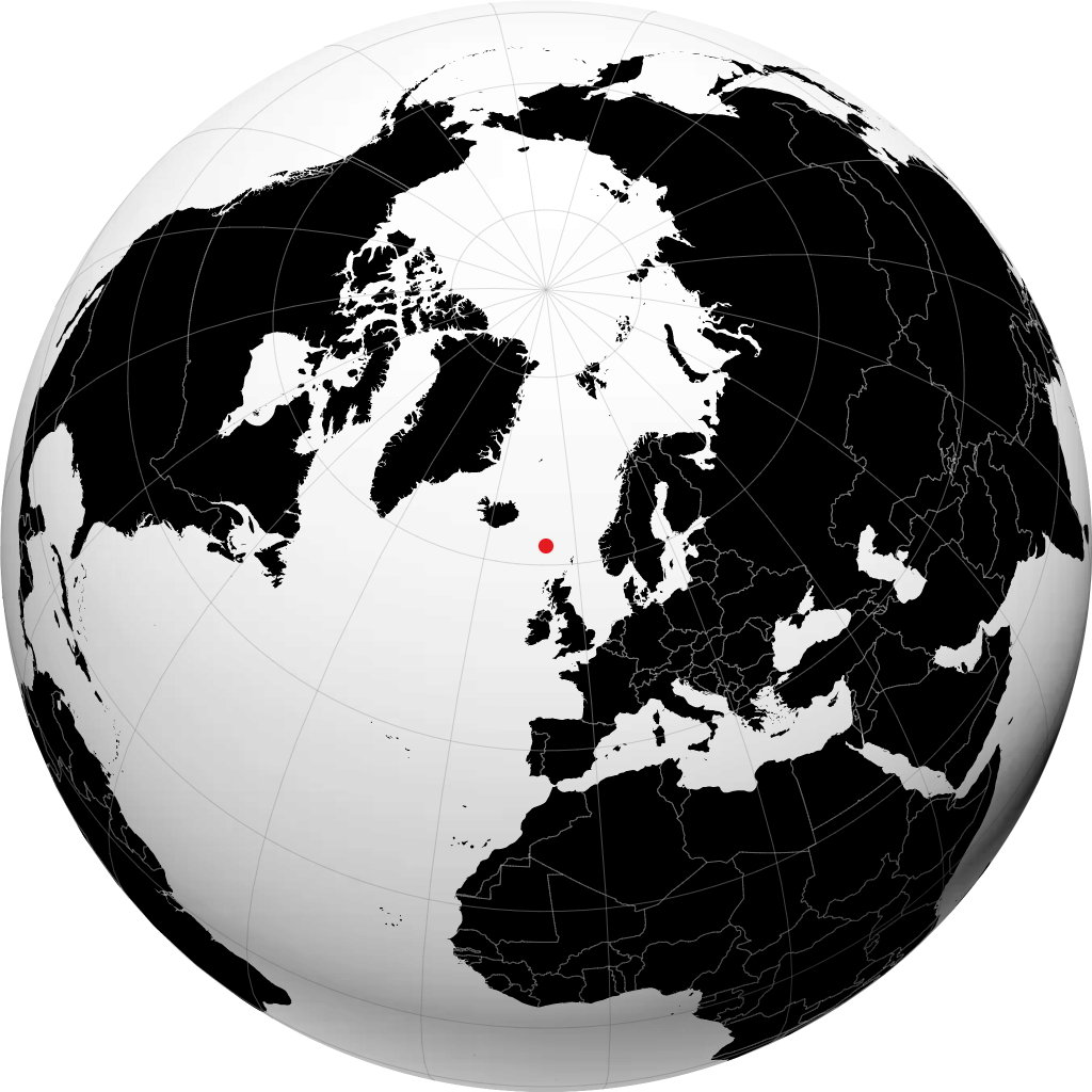 Tórshavn sul globo