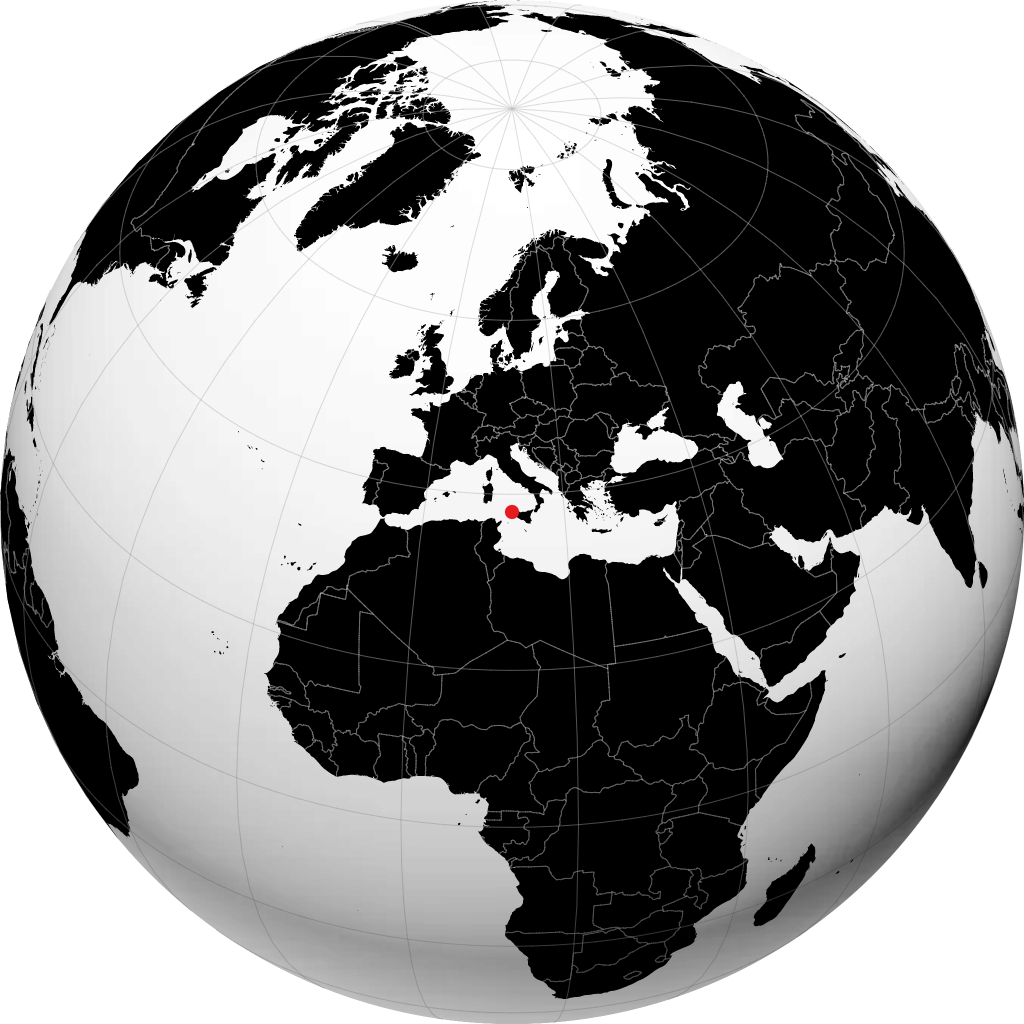 Trapani sul globo