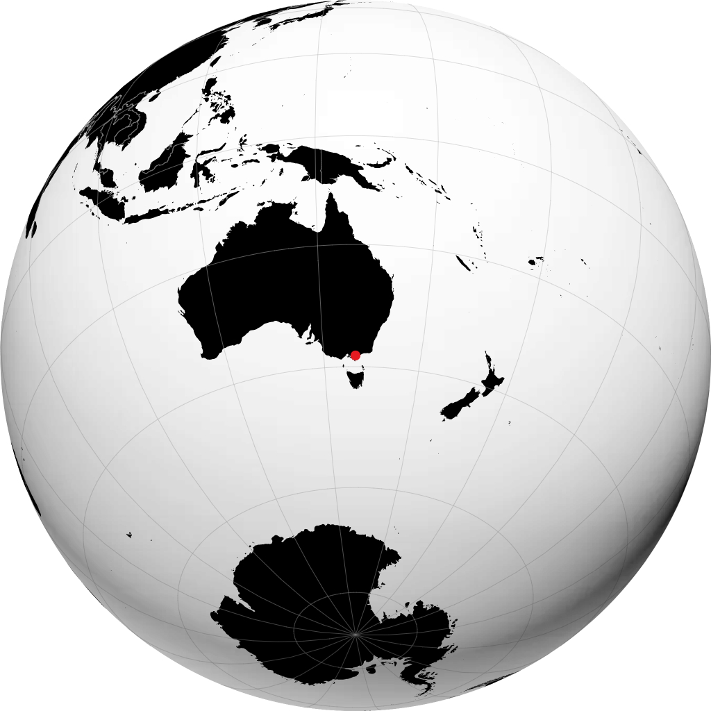 Traralgon sul globo