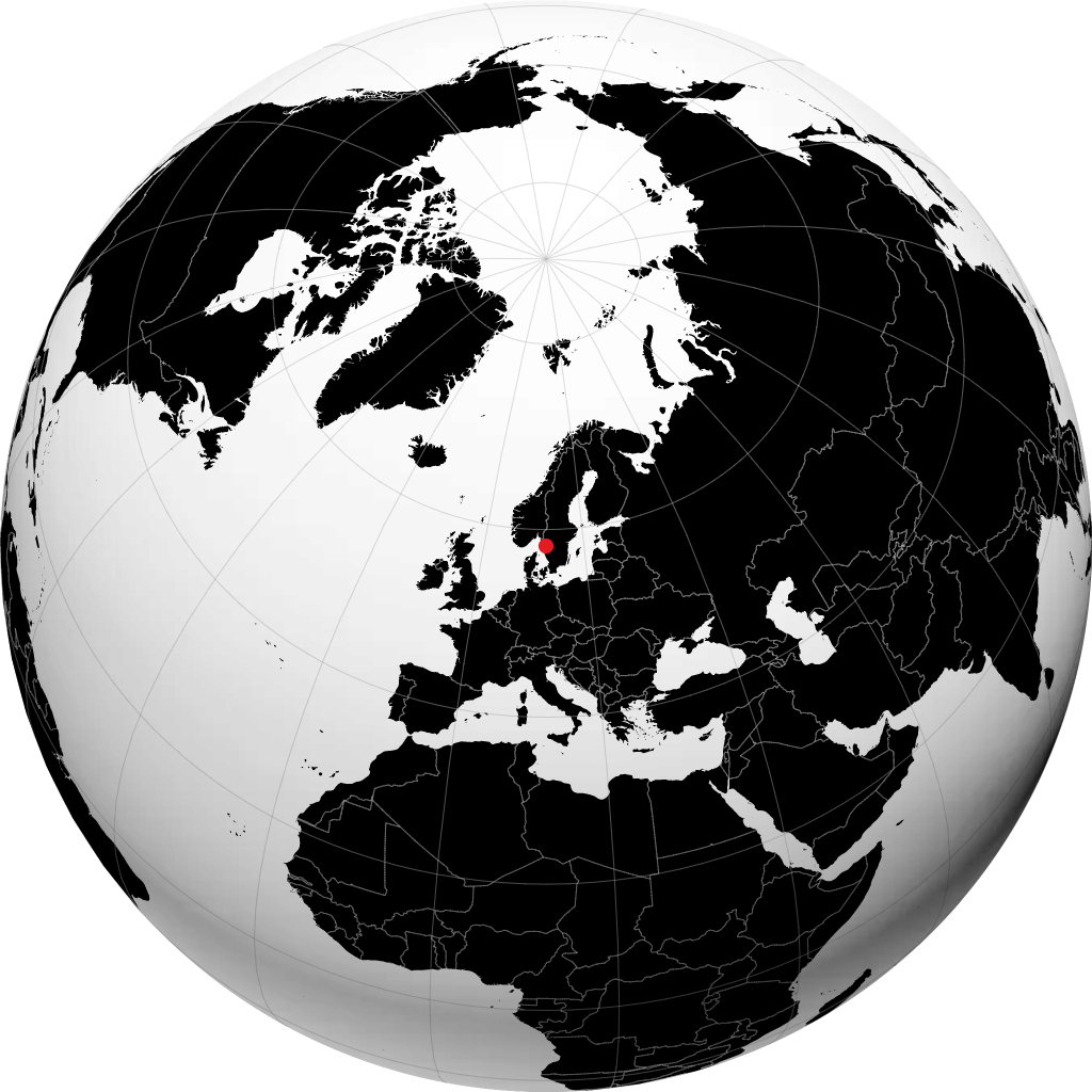Trollhättan sul globo