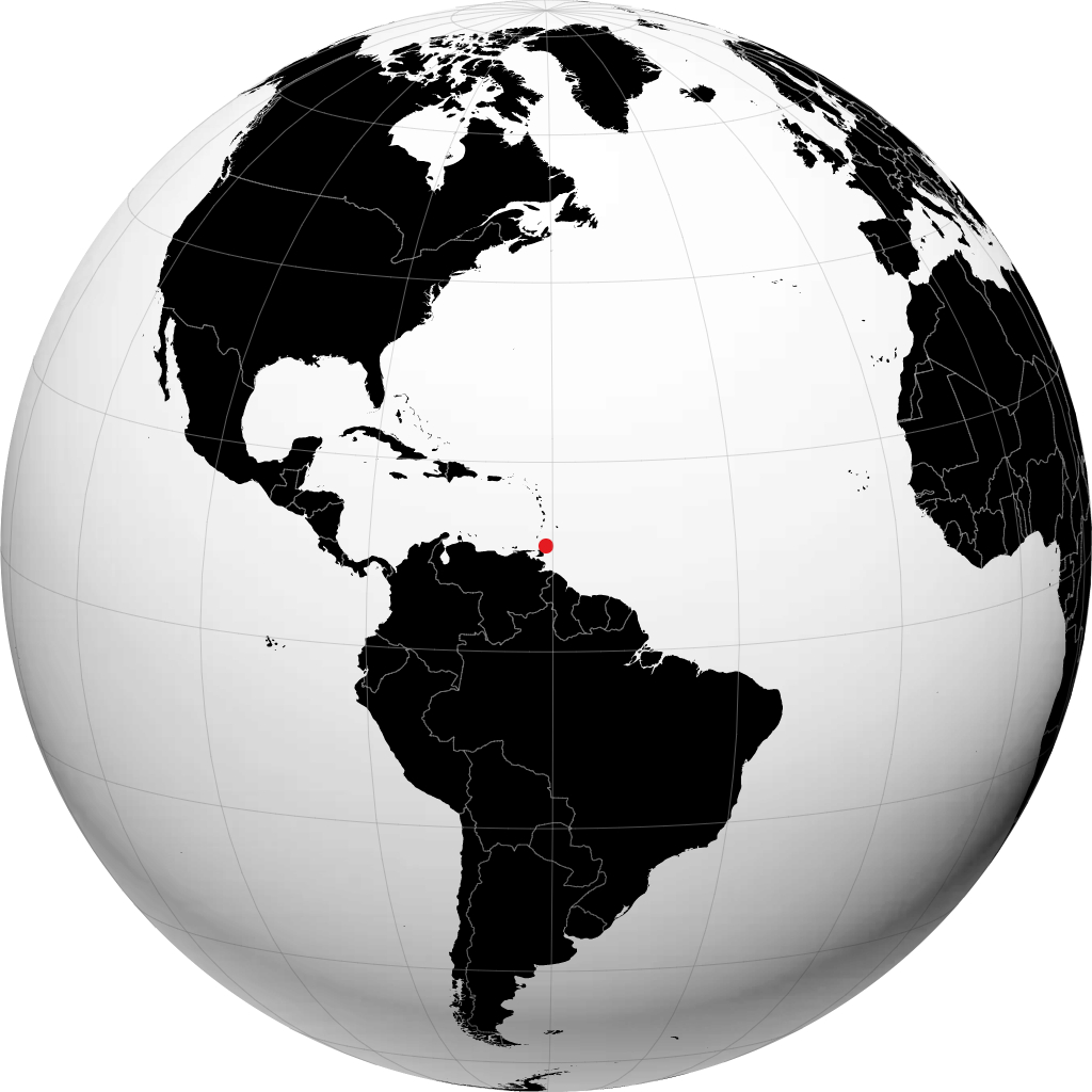 Scarborough sul globo