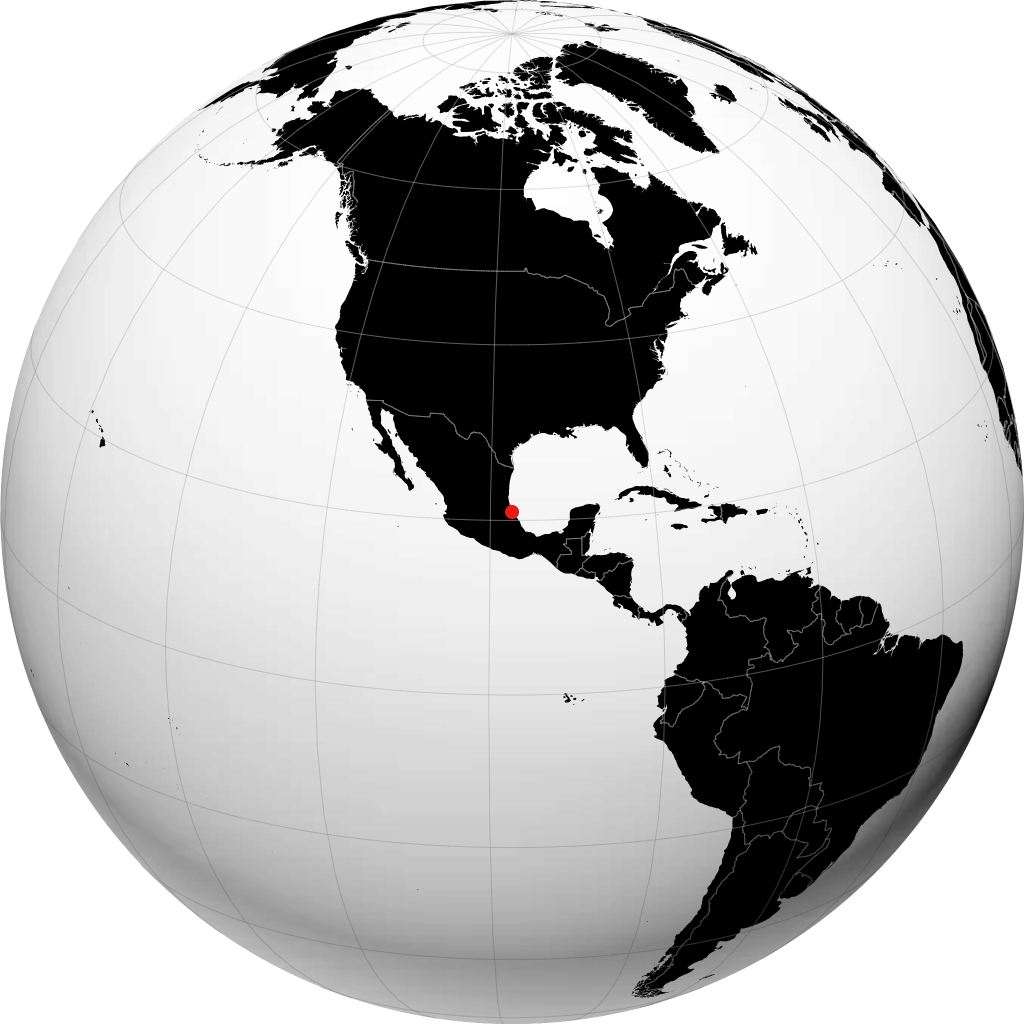 Tuxpan sul globo