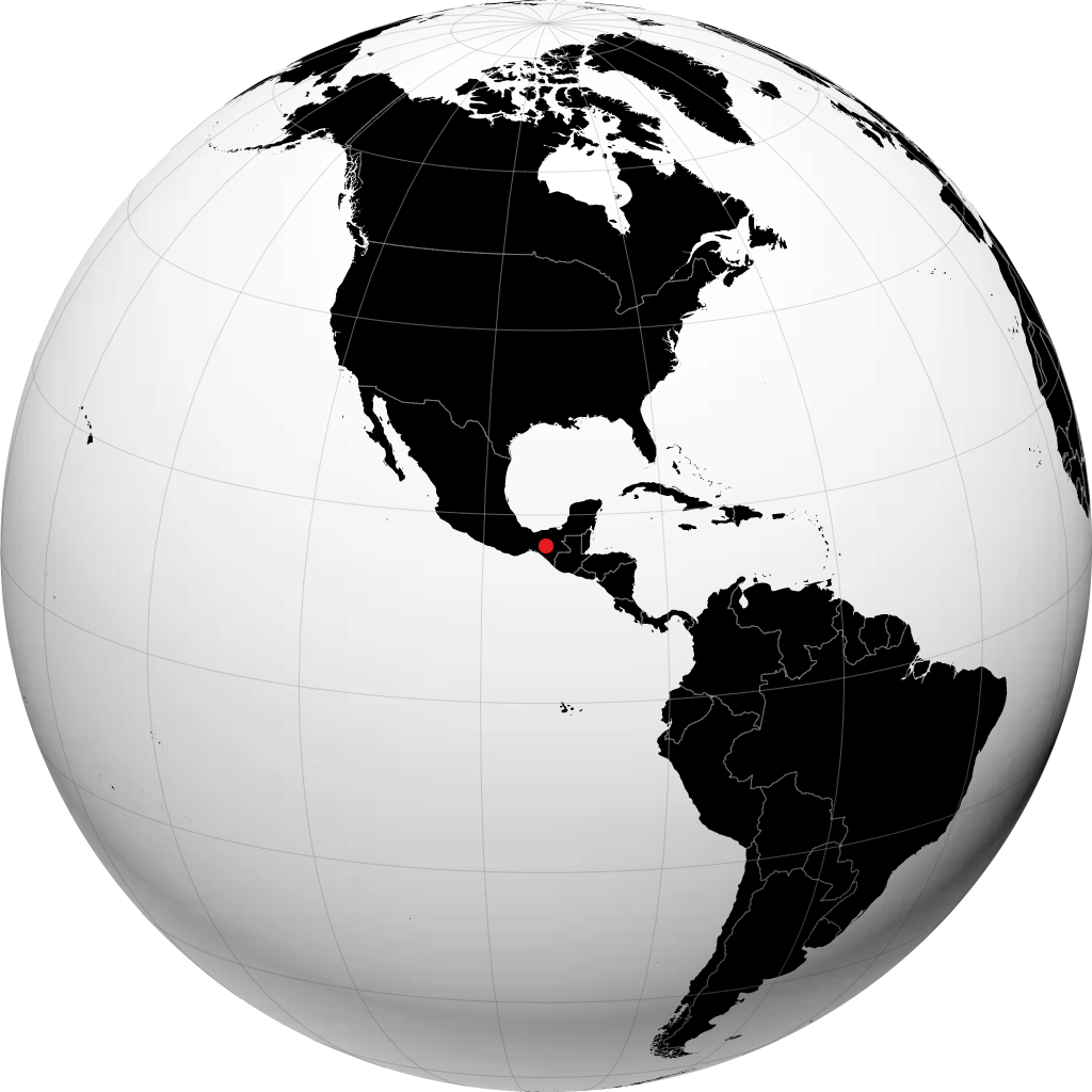 Tuxtla Gutiérrez sul globo