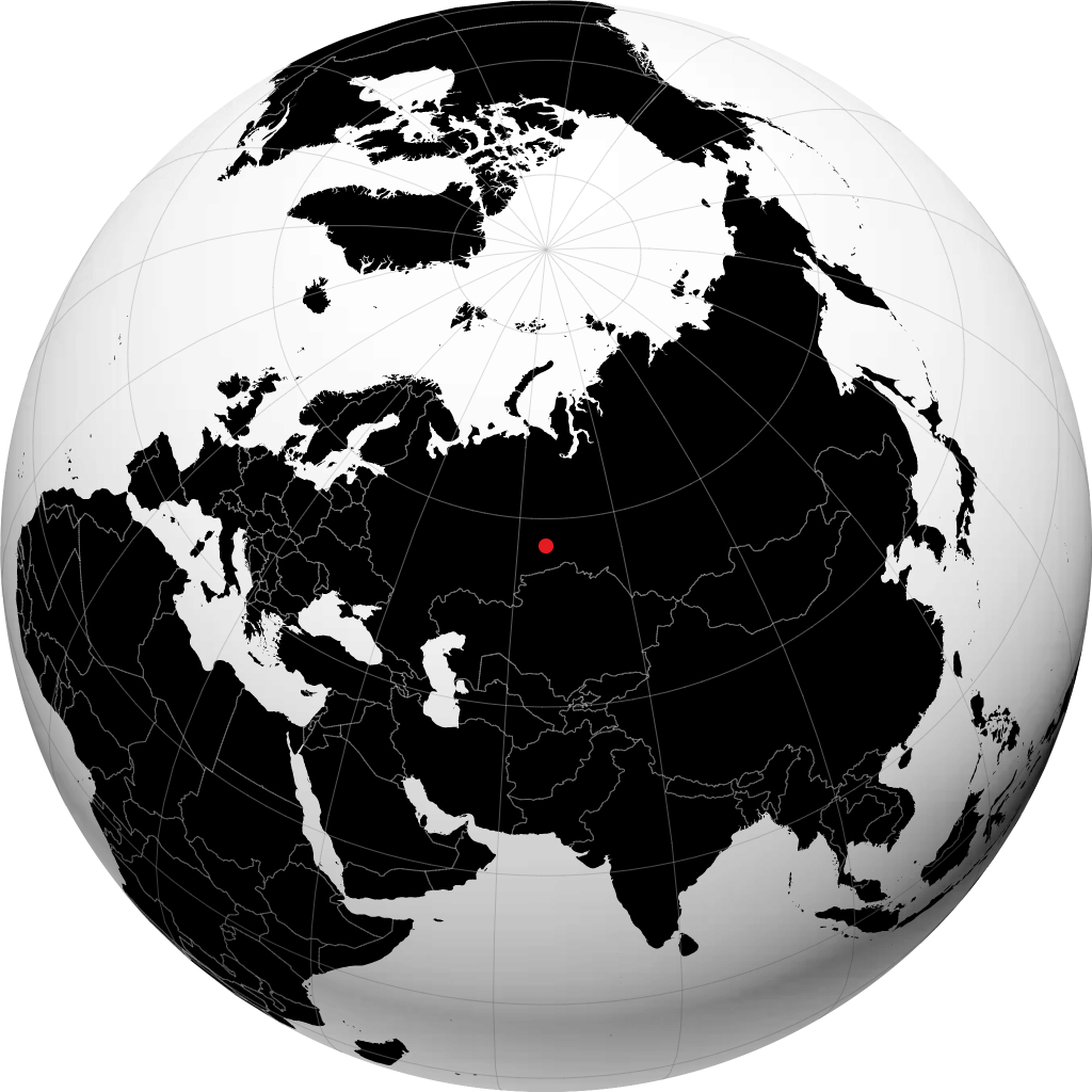 Tiumen sul globo