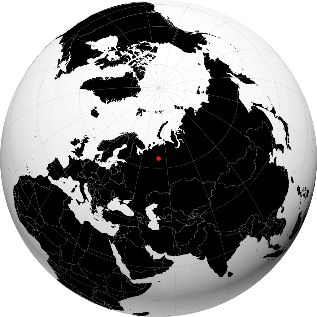 Ukhta sul globo