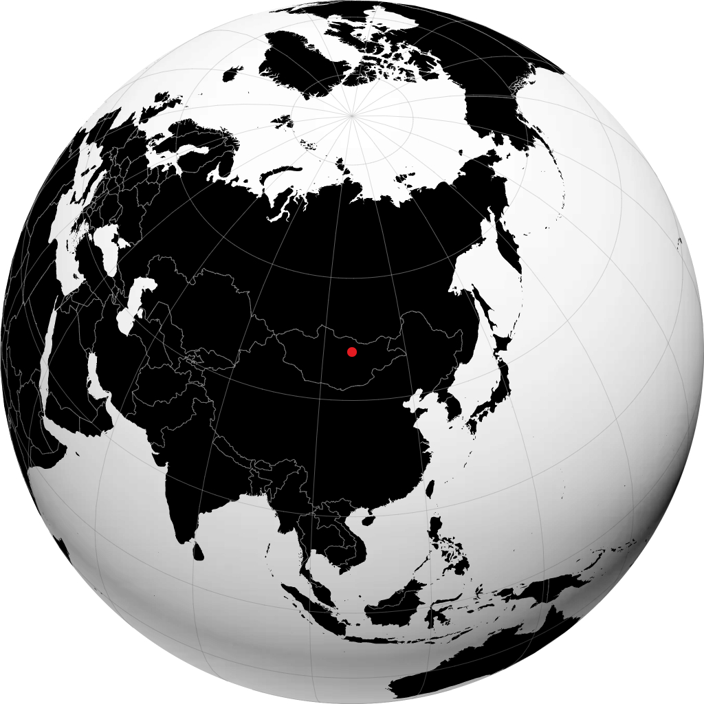 Ulan Bator sul globo