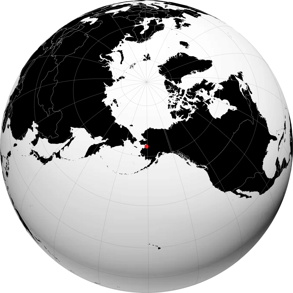 Unalakleet sul globo