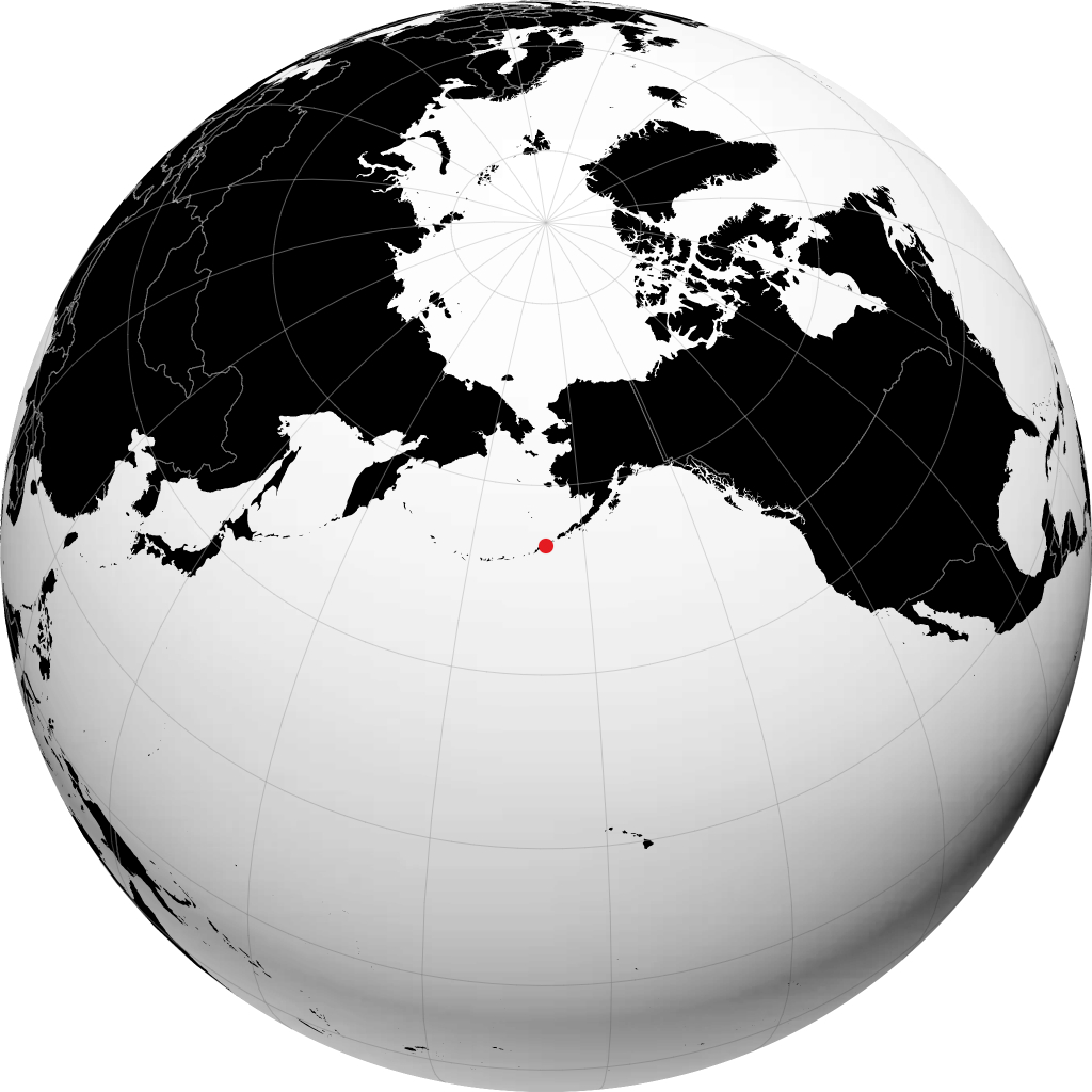 Unalaska sul globo