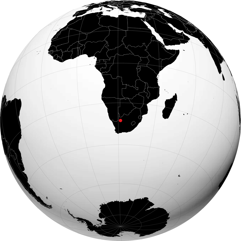 Upington sul globo