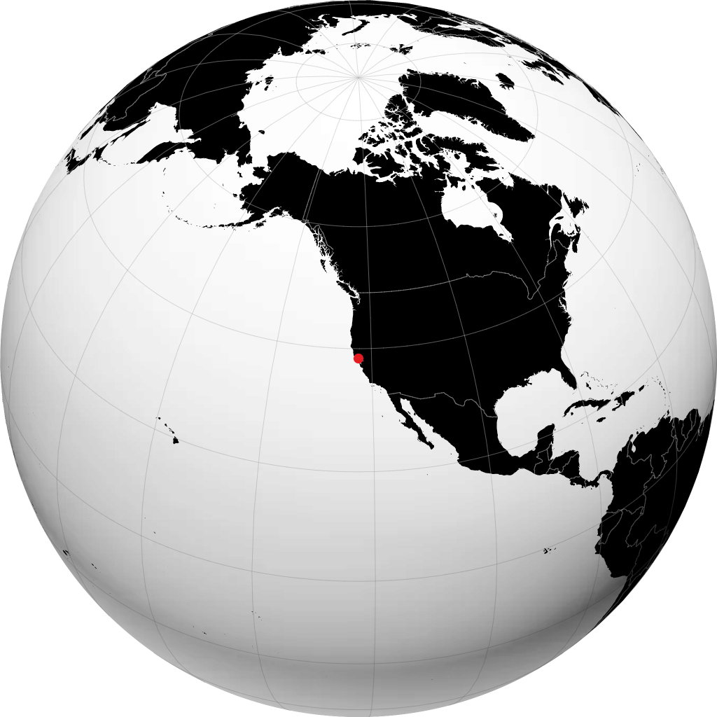 Santa Rosa sul globo