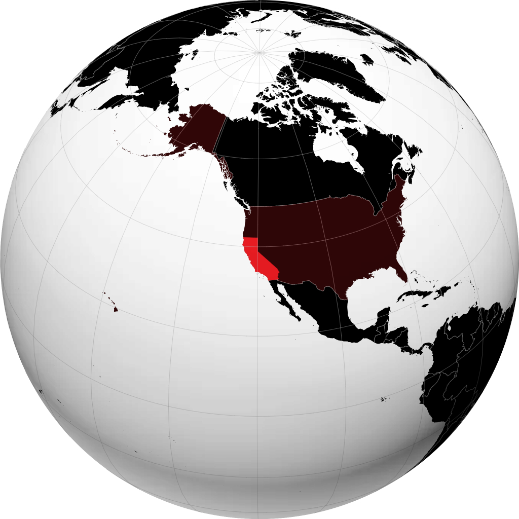 California sul globo