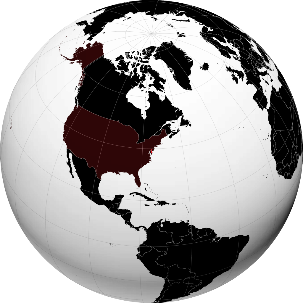 Delaware sul globo