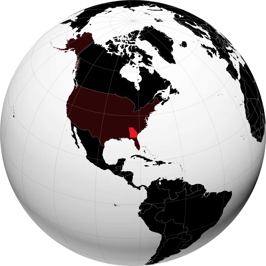 Georgia sul globo