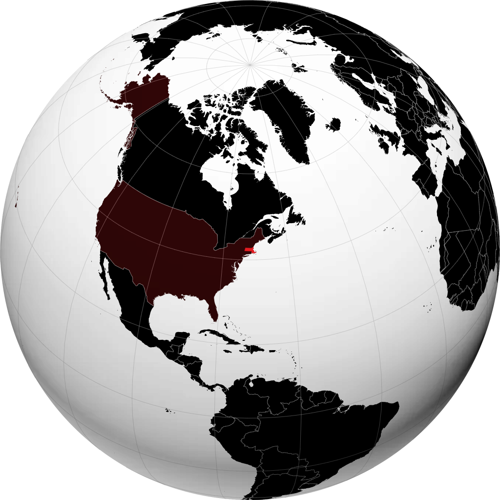 Massachusetts sul globo
