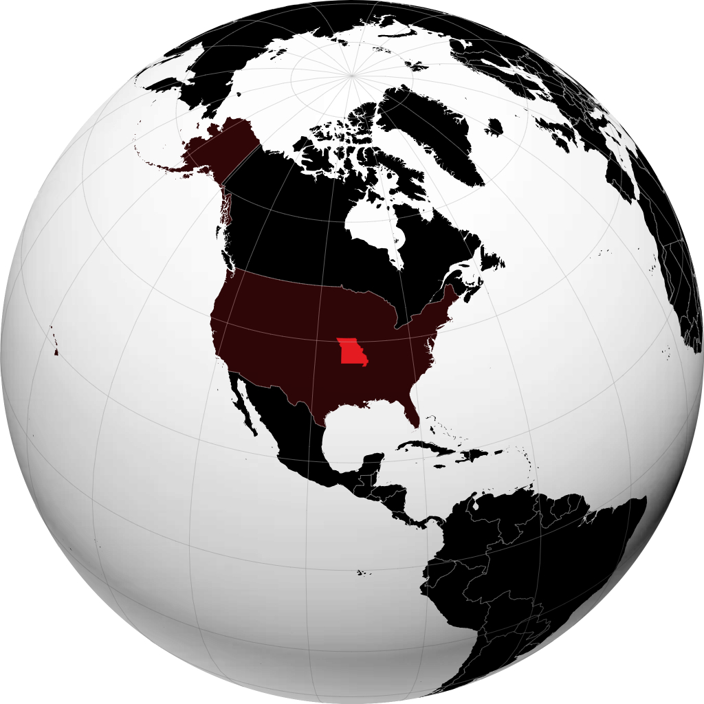 Missouri sul globo
