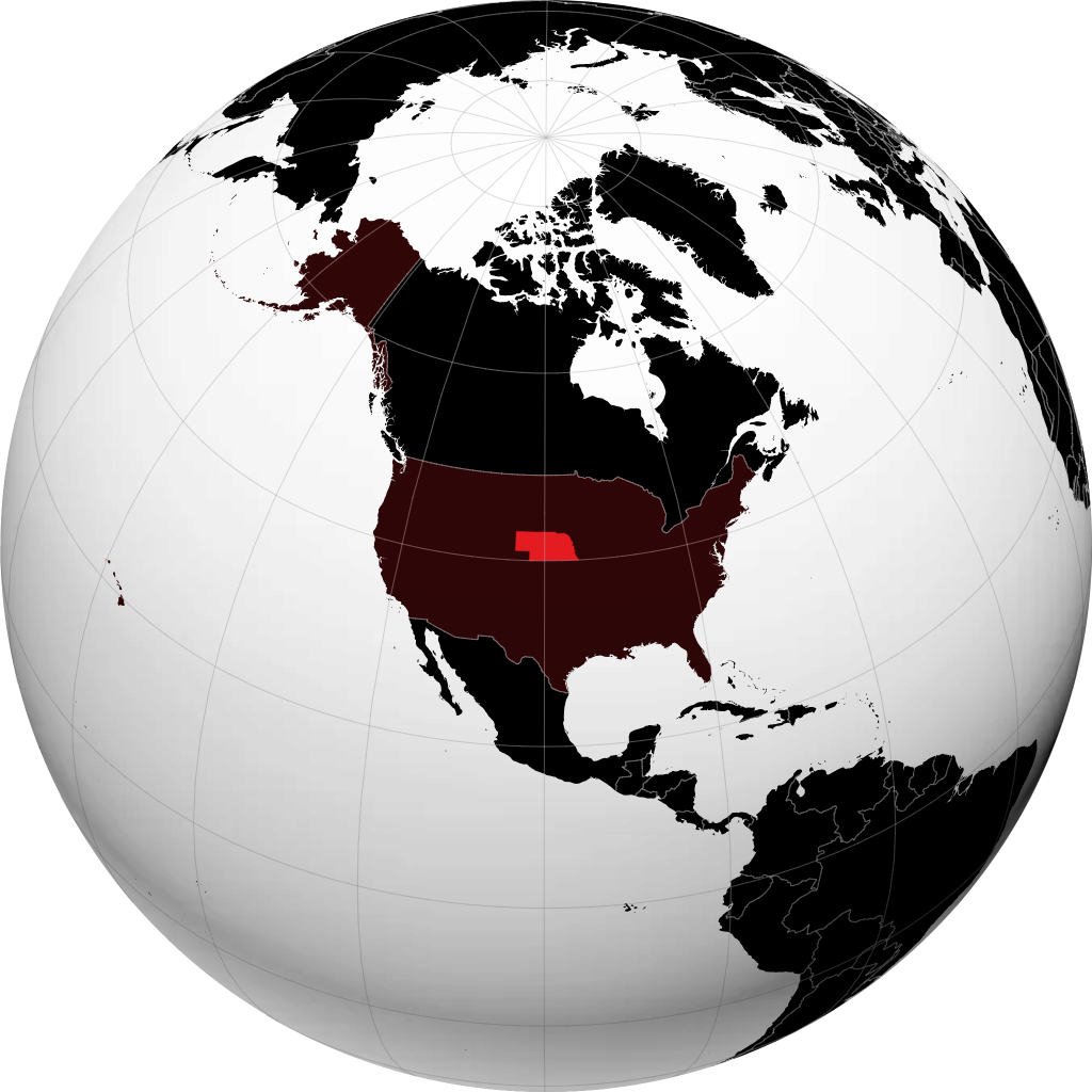 Nebraska sul globo