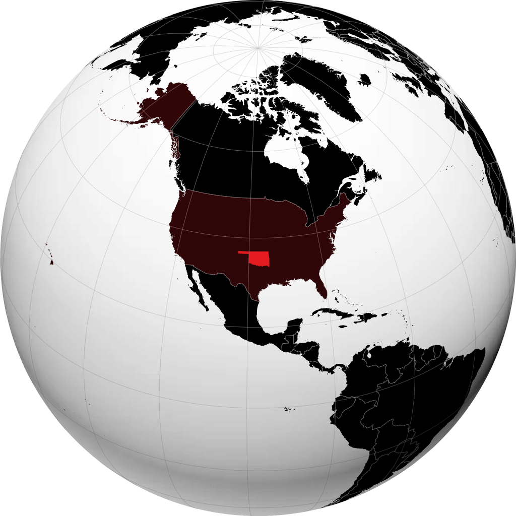 Oklahoma sul globo