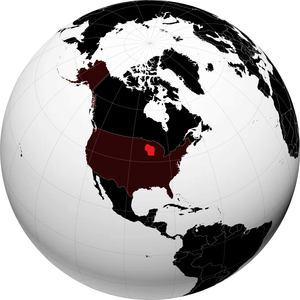 Wisconsin sul globo