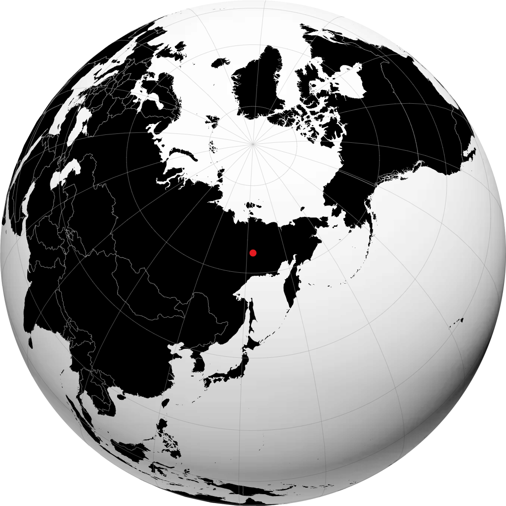 Ust-Nera sul globo