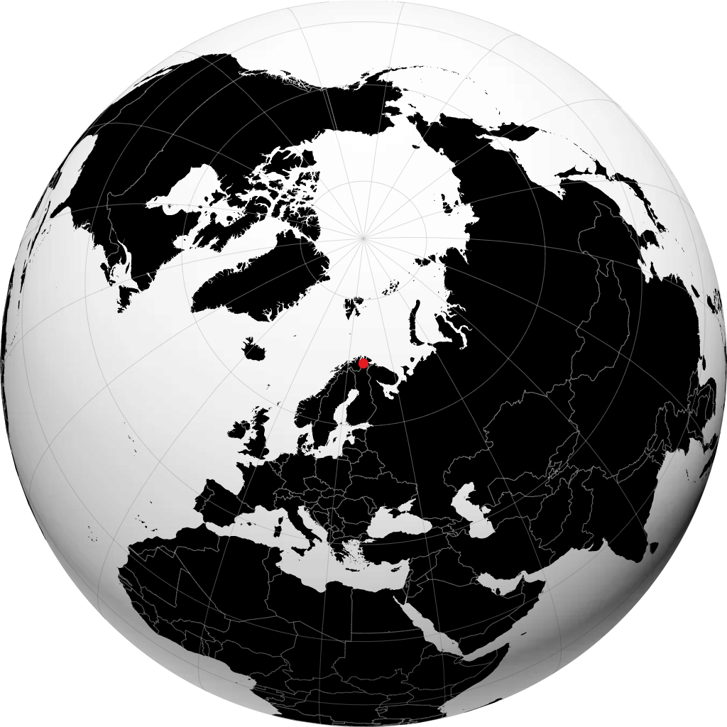 Utsjoki sul globo