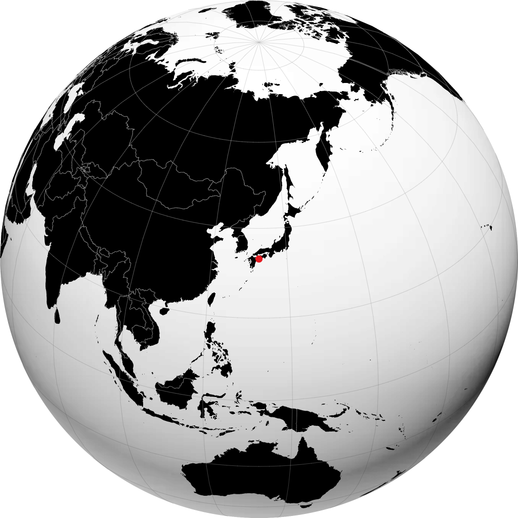 Uwajima sul globo