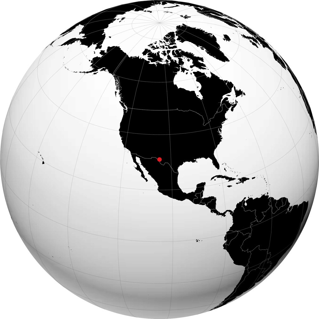 Van Horn sul globo