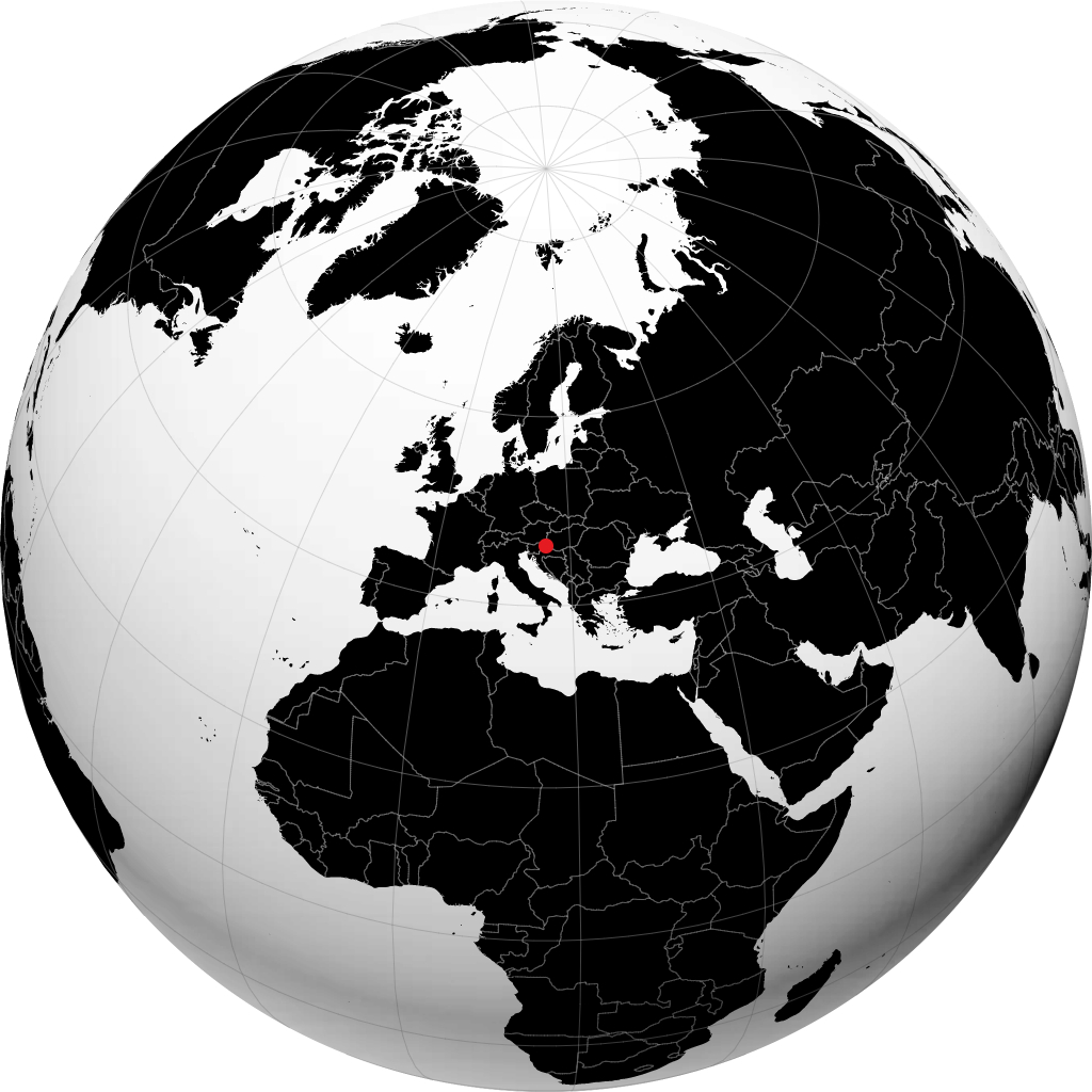 Varasd sul globo