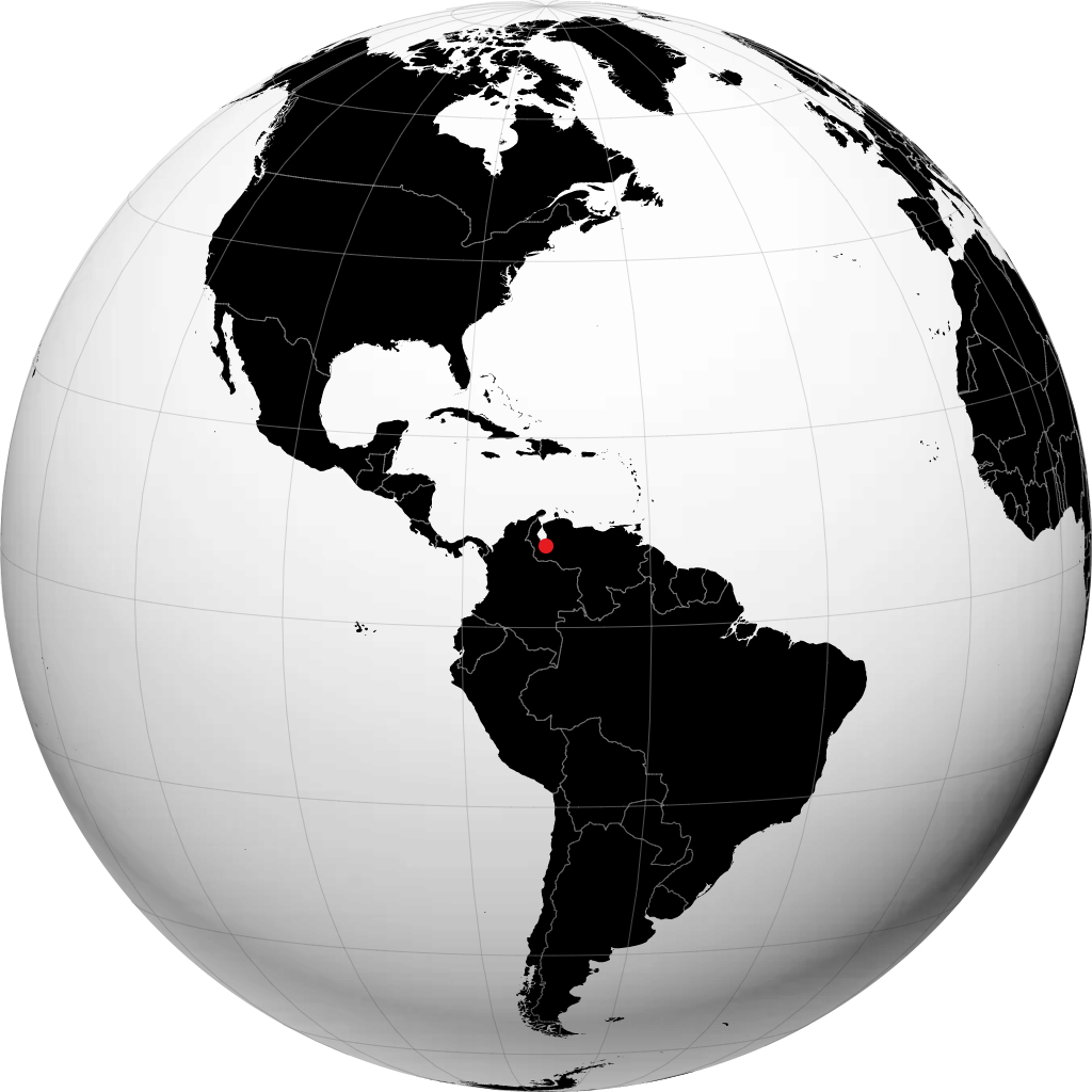 Mérida sul globo