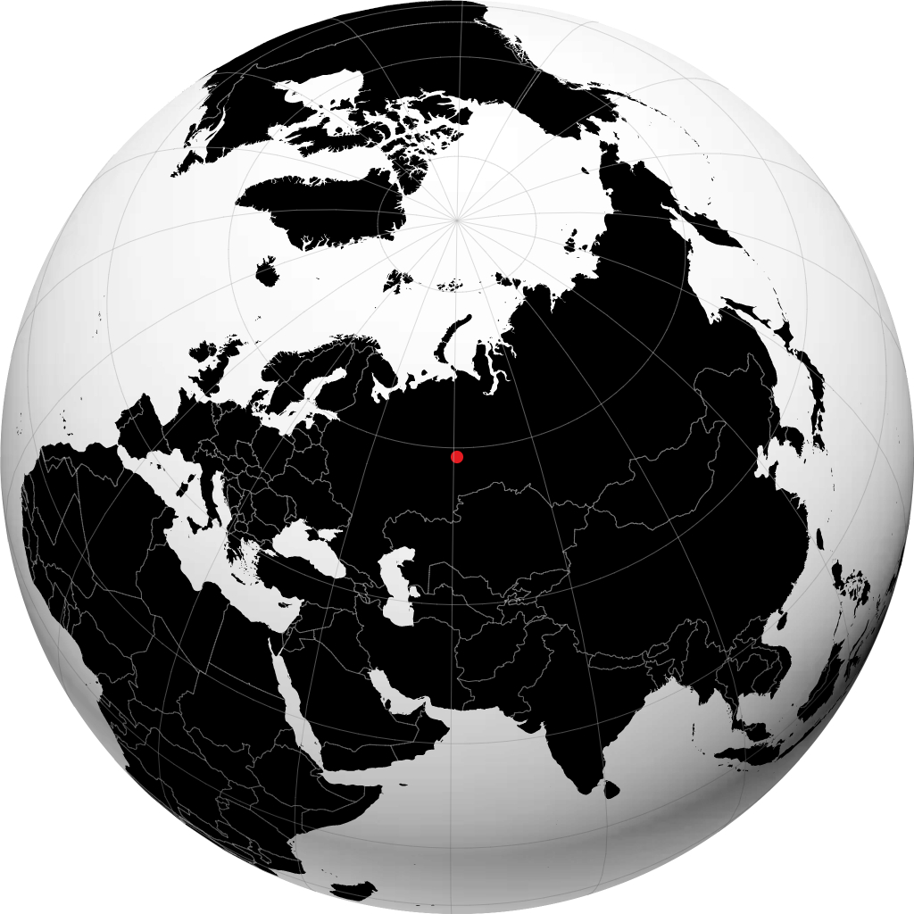 Verkhotur'ye sul globo