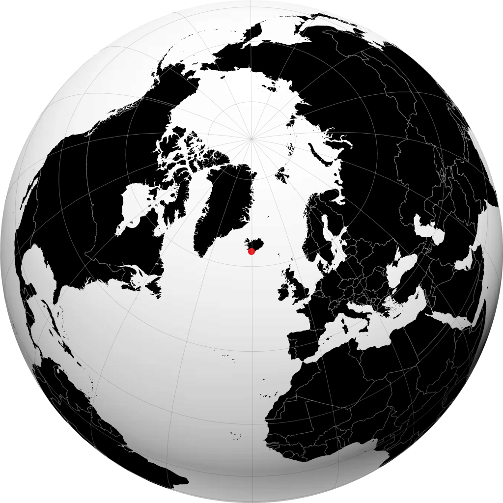 Vestmannaeyjar sul globo