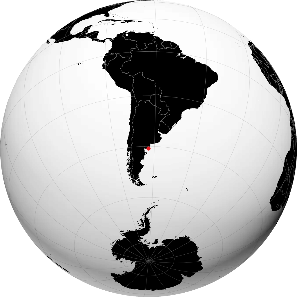 Viedma sul globo