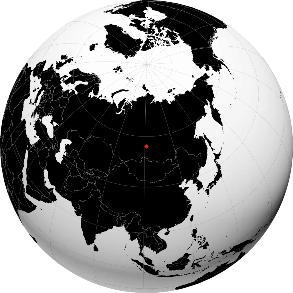 Vikhorevka sul globo