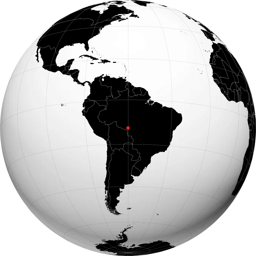 Vilhena sul globo